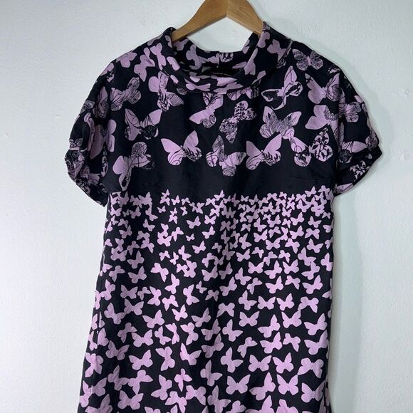 Twelve by Twelve -boho silky mini dress Size Medium - Picture 2 of 7